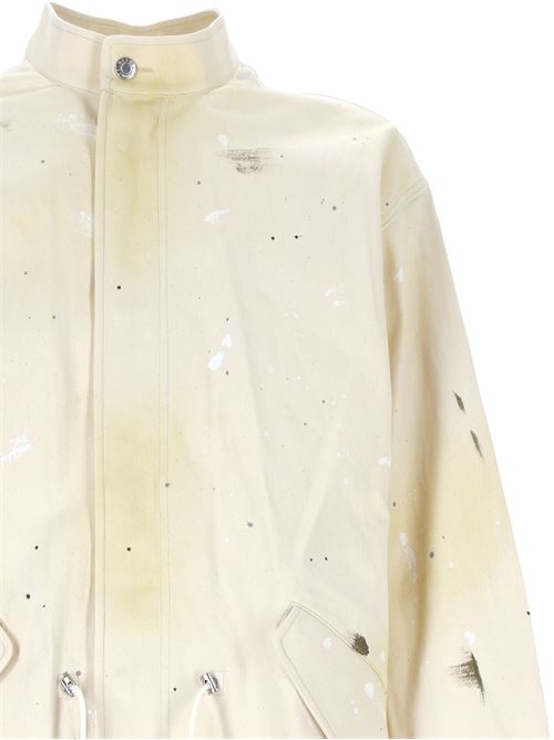 Ecru organic cotton parka Helmut Lang | O05DM49921V